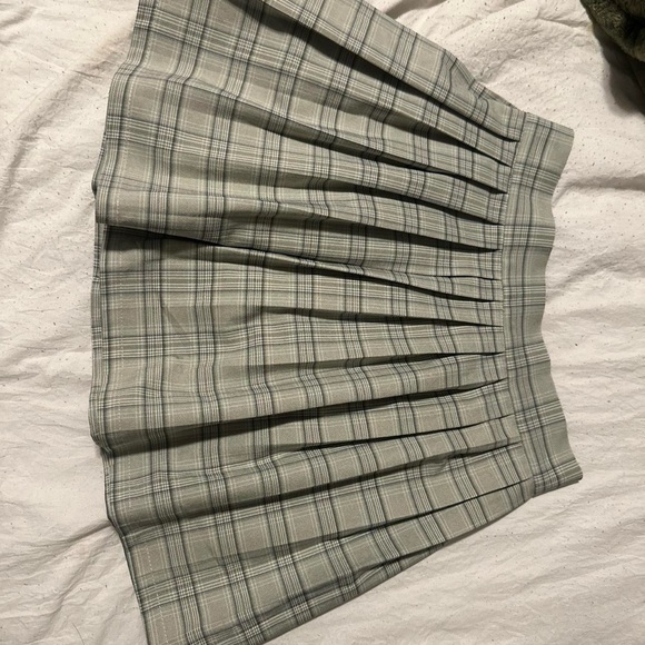 Dresses & Skirts - Classic Plaid Skater Skirt - Gray